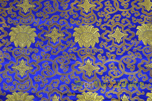 48" Wide Chinese Medallion Brocade Fabric by the Yard | Chinese Medallion Fabric | Multiple Colors |