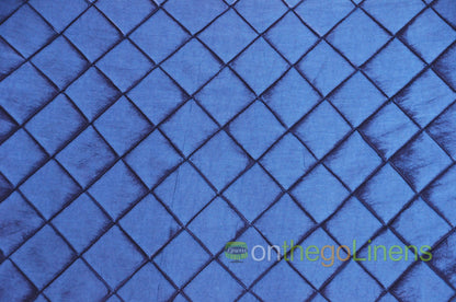 Pintuck 2x2 Fabric by the Yard | Diamond Taffeta Fabric | 52" wide | Multiple Colors |