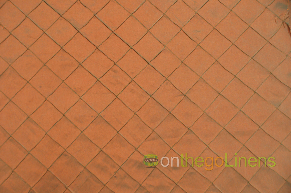 Pintuck 2x2 Fabric by the Yard | Diamond Taffeta Fabric | 52" wide | Multiple Colors |