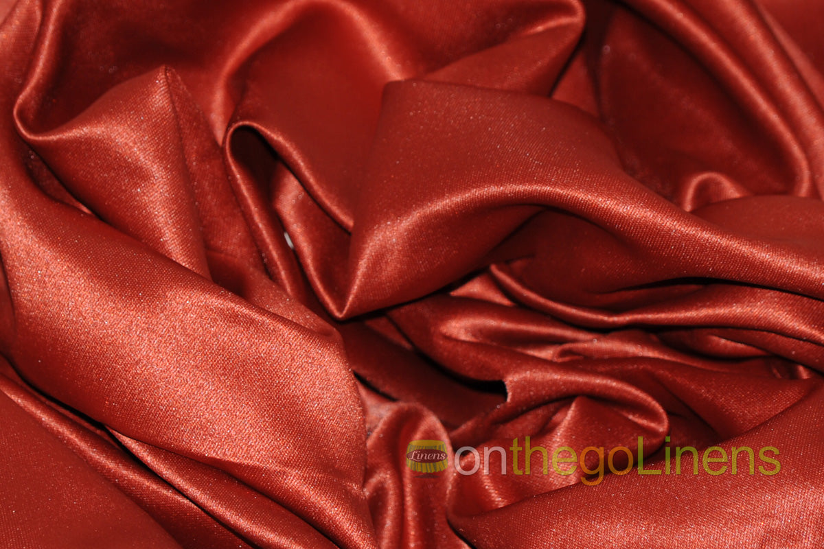 Lamour Satin Fabric by the Yard & Bolt | 100% Polyester Semi Dull Heavy Satin Fabric | 60" Wide | Multiple Colors |