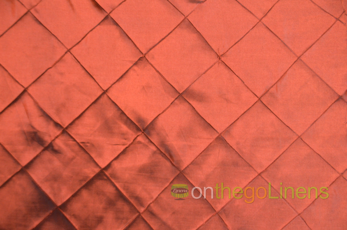 Pintuck 4x4 Fabric by the Yard | Diamond Taffeta Fabric | 52" wide | Multiple Colors |