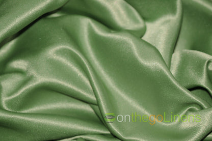 Lamour Satin Fabric by the Yard & Bolt | 100% Polyester Semi Dull Heavy Satin Fabric | 60" Wide | Multiple Colors |