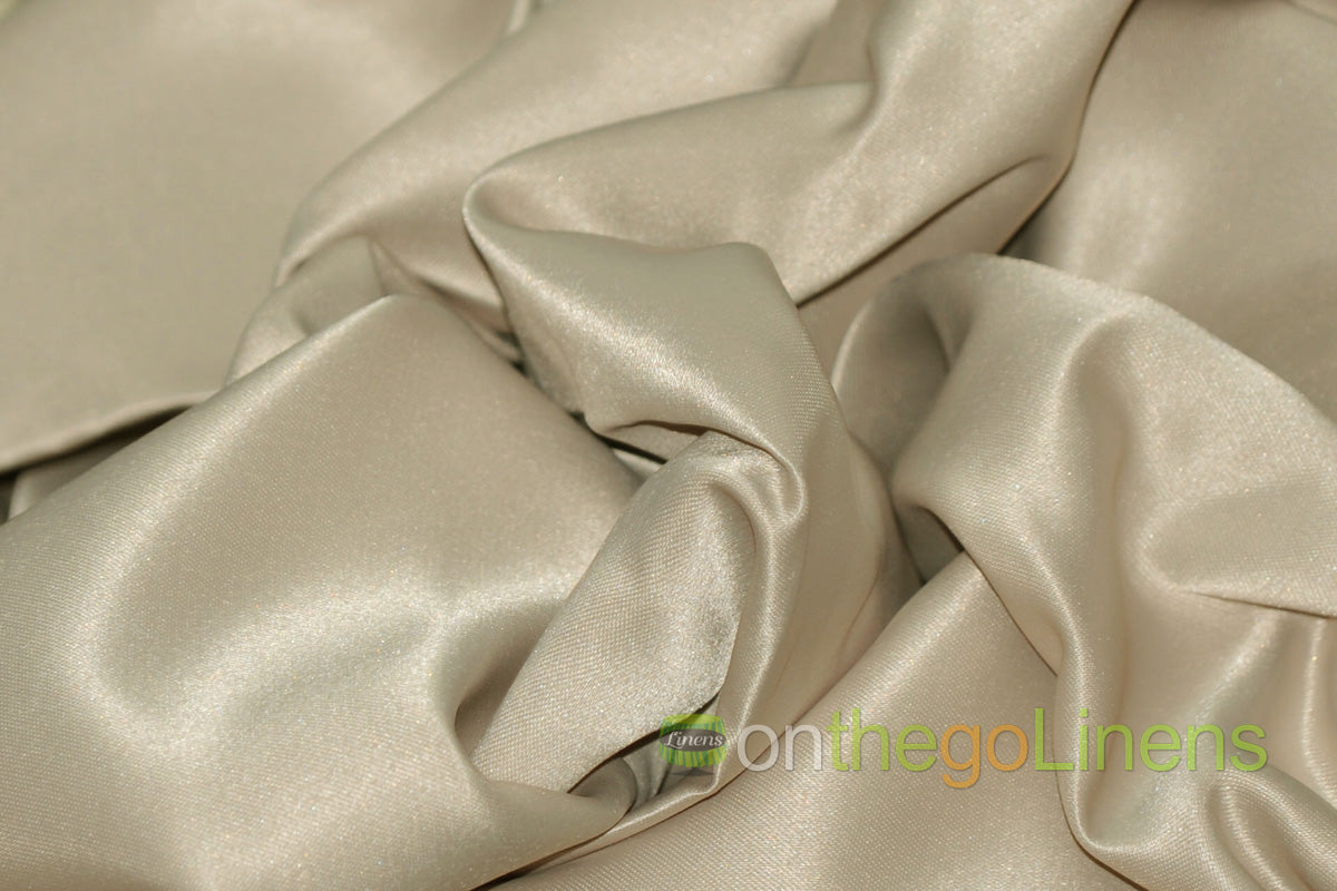 Lamour Satin Fabric by the Yard & Bolt | 100% Polyester Semi Dull Heavy Satin Fabric | 60" Wide | Multiple Colors |
