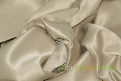 Lamour Satin Fabric by the Yard & Bolt | 100% Polyester Semi Dull Heavy Satin Fabric | 60" Wide | Multiple Colors |