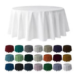 Wrinkle Free Scuba Tablecloths | Double Knit Scuba Table Linens for Events & Decor | Multiple Colors Available |