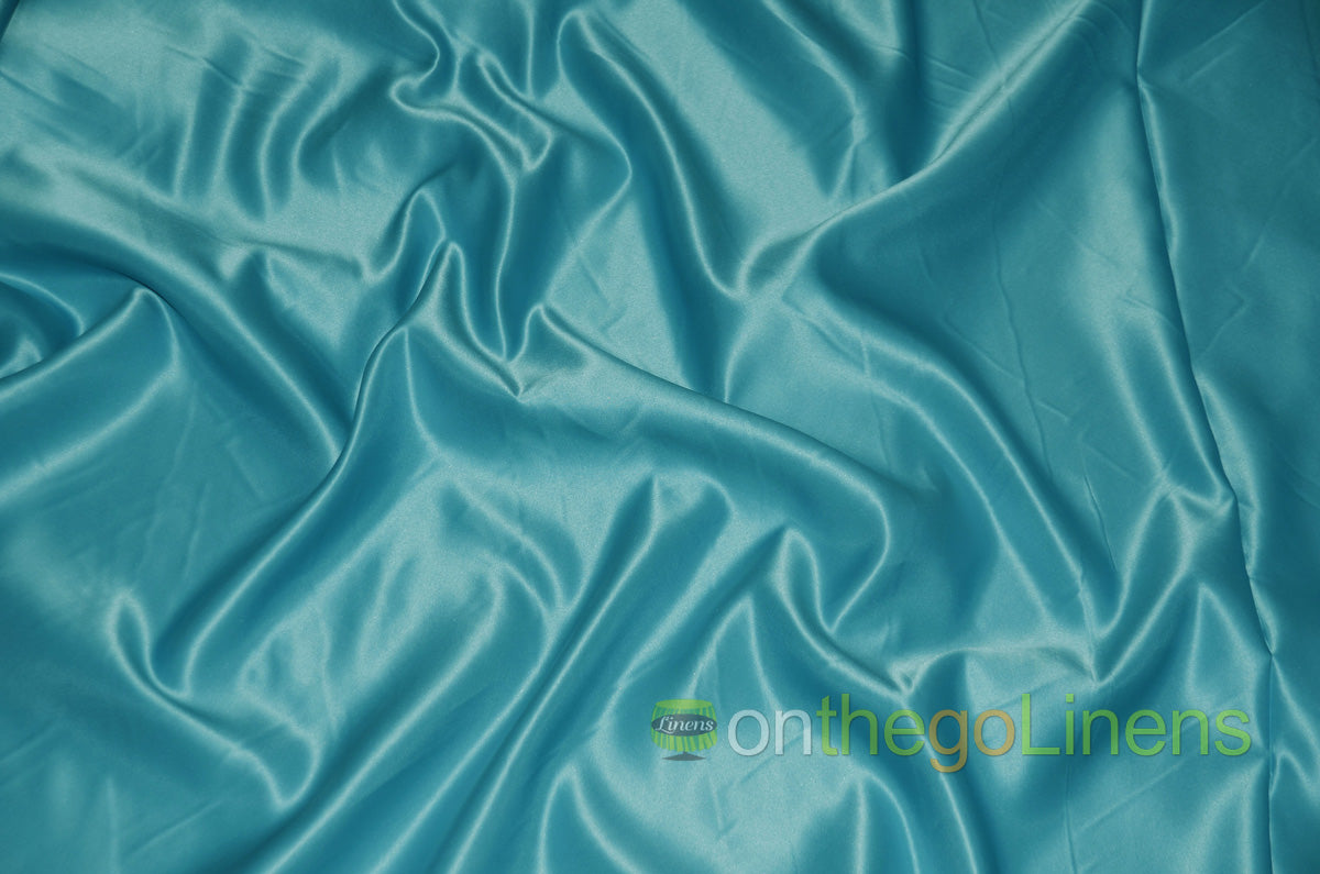 Lamour Satin Fabric by the Yard & Bolt | 100% Polyester Semi Dull Heavy Satin Fabric | 60" Wide | Multiple Colors |