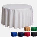 Extra Wide Visa Polyester Tablecloths | Seamless Polyester Table Linens for Events and Decor | 100% Polyester |