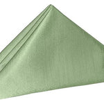 Shantung Satin Table Napkins | Reversible Silk Satin Napkins | 100% Polyester | Multiple Colors |