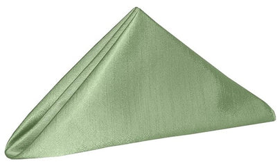 Shantung Satin Table Napkins | Reversible Silk Satin Napkins | 100% Polyester | Multiple Colors |