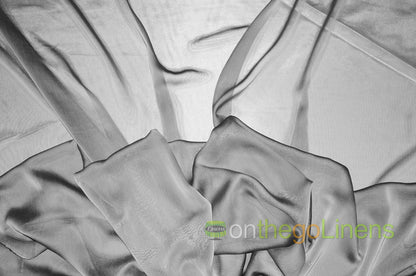IFR Two Tone Chiffon Event Drapery Panels | Cationic Chiffon Curtains | Inherently Fire Retardant |