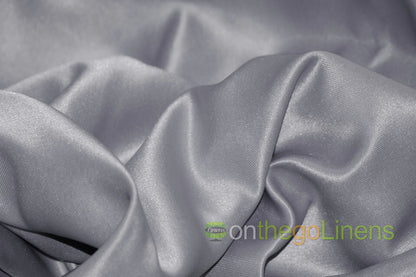 Lamour Satin Fabric by the Yard & Bolt | 100% Polyester Semi Dull Heavy Satin Fabric | 60" Wide | Multiple Colors |