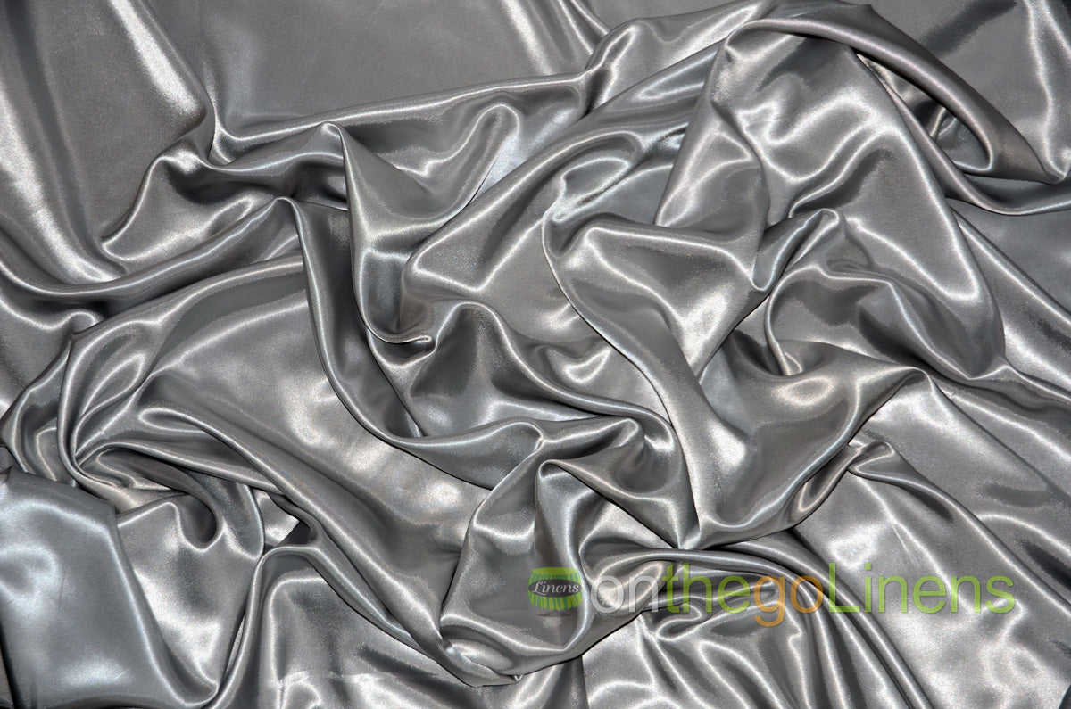 Soft Light Weight Medium Satin Fabric | Wholesale Satin Fabric for Decorative Use | 60" | 70 Yards |