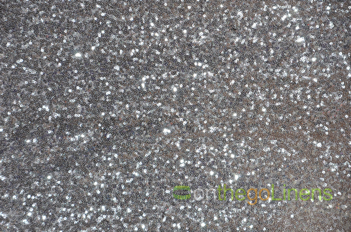 Glitz Mesh Sequins Fabric by the Yard & Bolt | 54" Wide | Multiple Colors |