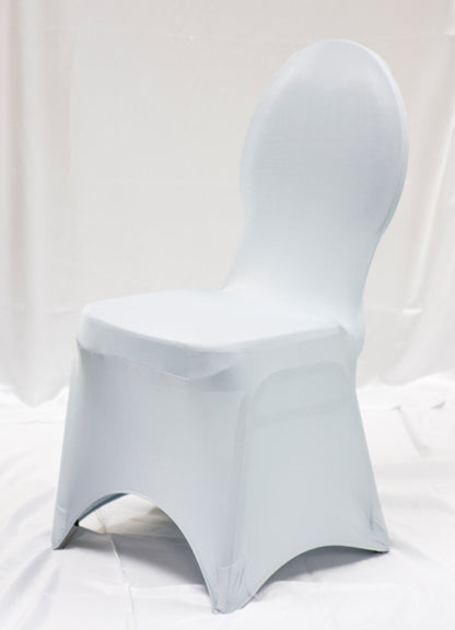Spandex Chair Covers | White Ivory Champagne Gold Black | Strong Elastic Footing |