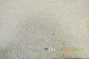 Botanical Jacquard Fabric | Metallic Bubble Jacquard | Design 16975A | 54" Wide |