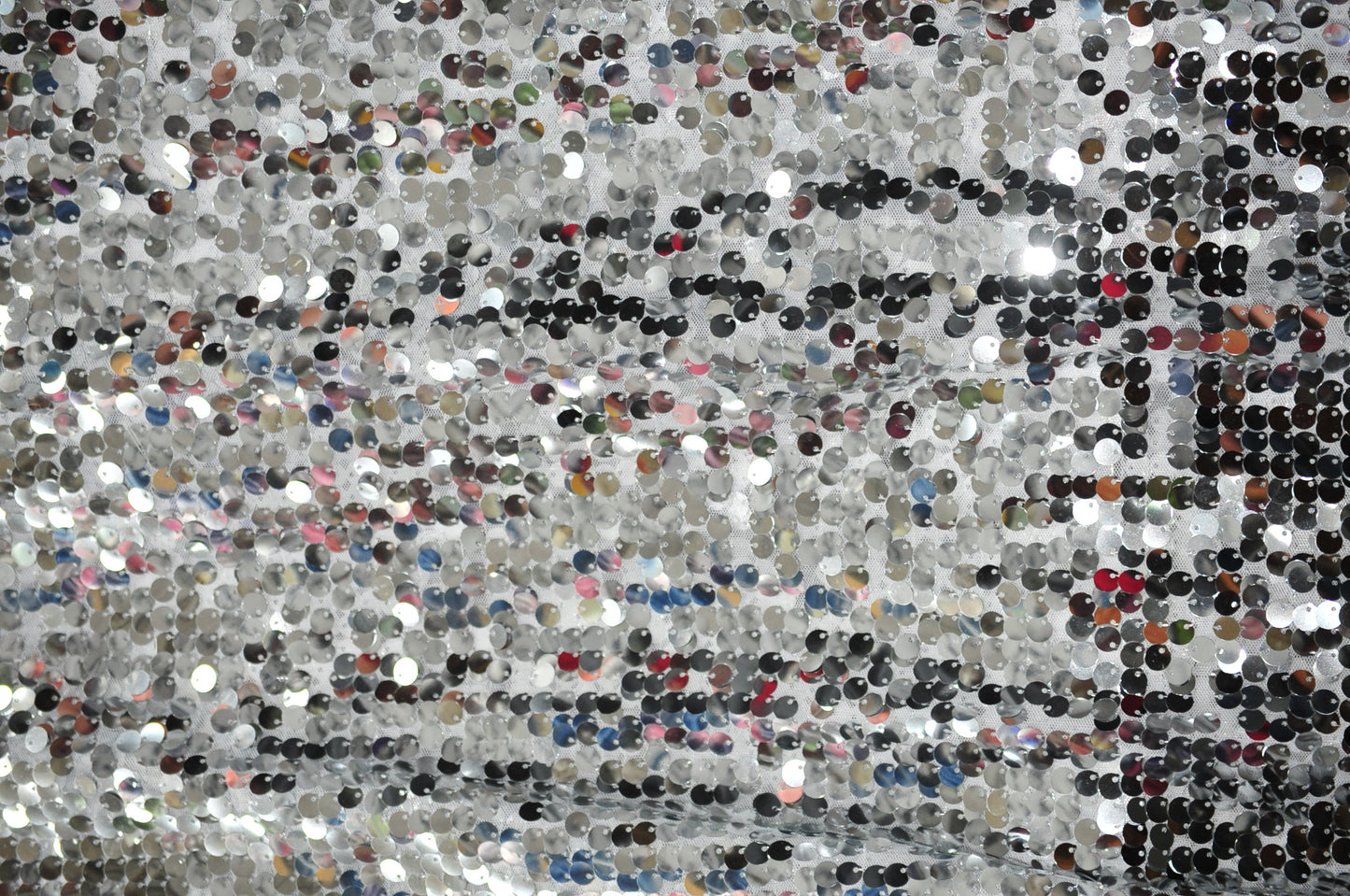 New York Dazzle Sequins Event Drapery Panels | 6mm Sequins Mesh Curtains | 52" Wide | Multiple Colors |