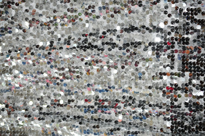 New York Dazzle Sequins Event Drapery Panels | 6mm Sequins Mesh Curtains | 52" Wide | Multiple Colors |