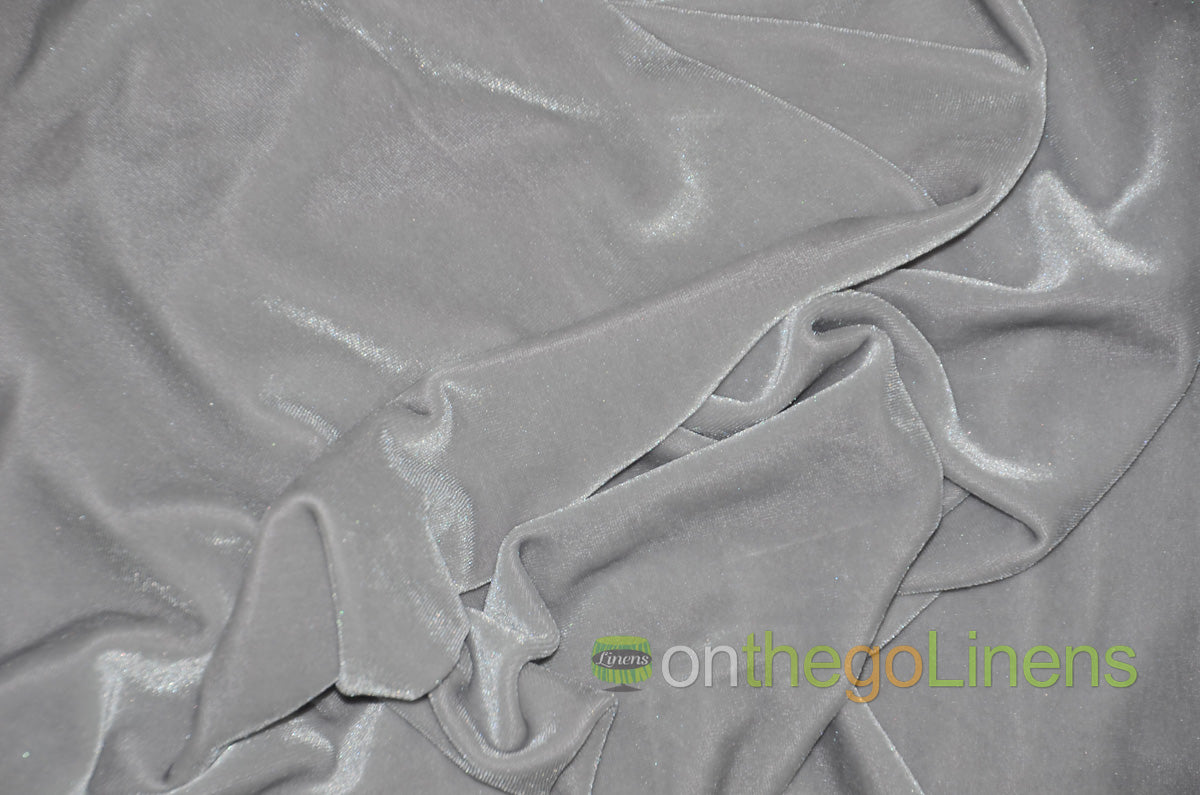 Stretch Velvet Fabric by the Yard | Soft and Smooth Spandex Velvet Fabric | 60" wide | Multiple Colors | Wholesale Bolt Available |