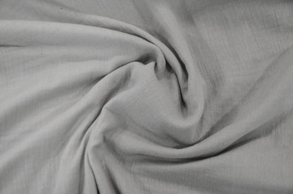 Double Layered Cotton Gauze Fabric by the Yard | 100% Cotton Muslin | 50" Wide |
