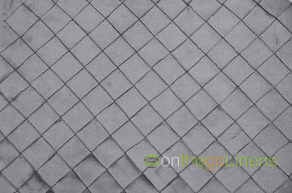 Pintuck 2x2 Fabric by the Yard | Diamond Taffeta Fabric | 52" wide | Multiple Colors |