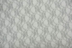 Vintage Stretch Lace Fabric | Giselle Stretch Floral Lace Fabric by the Yard | 58" Wide | Poly Spandex |