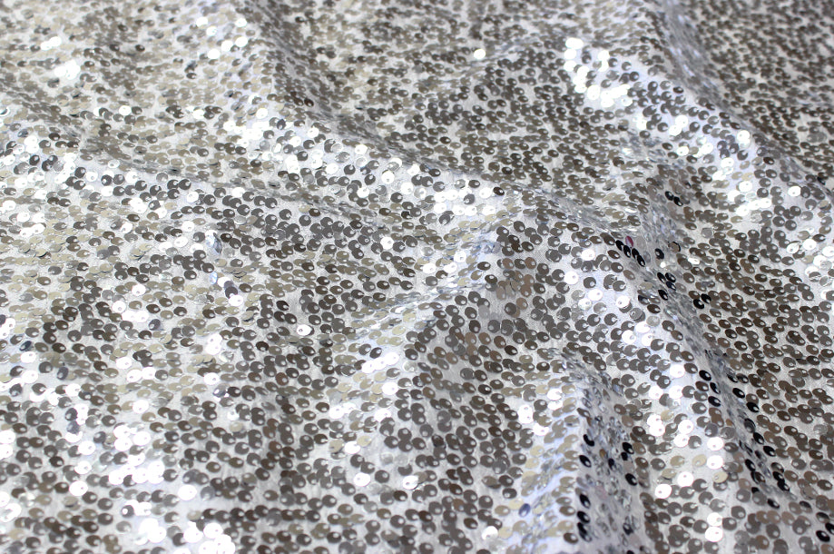 Taffeta Sequins Fabric by the Yard | Sequins Taffeta Fabric in Multiple Colors | 54" Wide |