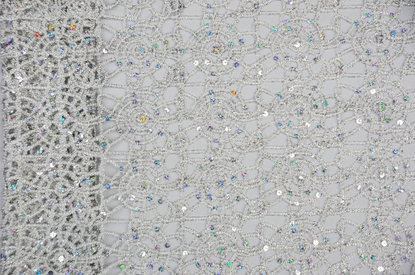 Chemical Lace Chain Embroidery Table Overlay and Table Banquet | Multiple Colors |