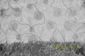 Donatello Organza Embroidery Fabric by the Yard | Multiple Colors | 54" Wide |