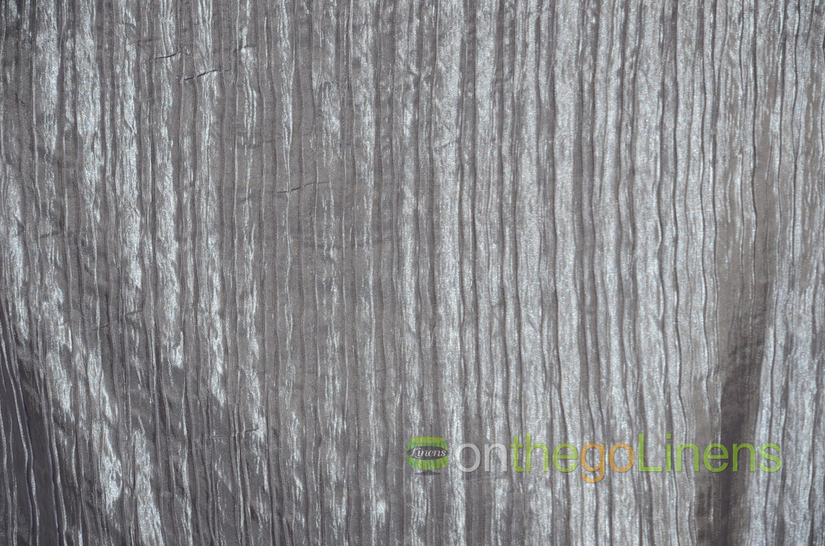 Italian Crush Satin Fabric by the Yard | 108" Wide | 100% Polyester | Multiple Colors |