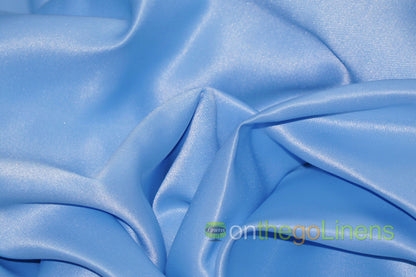 Lamour Satin Fabric by the Yard & Bolt | 100% Polyester Semi Dull Heavy Satin Fabric | 60" Wide | Multiple Colors |