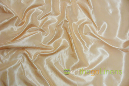 Stretch Taffeta Fabric by the Yard | Spandex Taffeta Fabric | 60" wide | Multiple Colors |