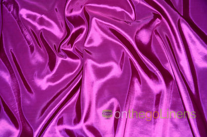 Stretch Taffeta Fabric by the Yard | Spandex Taffeta Fabric | 60" wide | Multiple Colors |