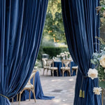 Stretch Velvet Event Drapery Panels | Soft and Smooth Spandex Velvet Curtains | Multiple Colors |