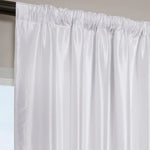 Taffeta Event Drapery Panels | Non Stretch Taffeta Curtains for Events & Decor | 75 Colors Available |