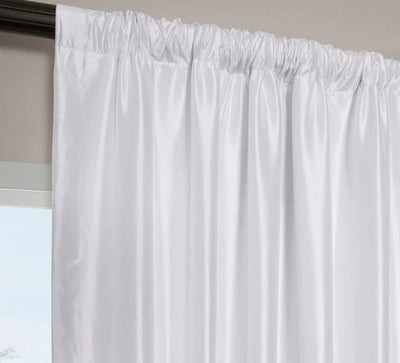 Taffeta Event Drapery Panels | Non Stretch Taffeta Curtains for Events & Decor | 75 Colors Available |