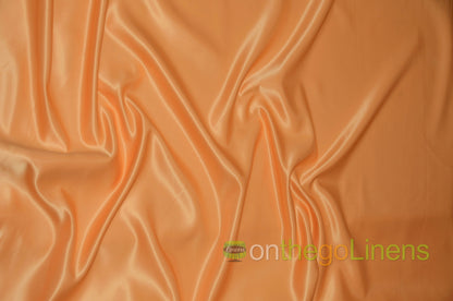 Lamour Satin Fabric by the Yard & Bolt | 100% Polyester Semi Dull Heavy Satin Fabric | 60" Wide | Multiple Colors |