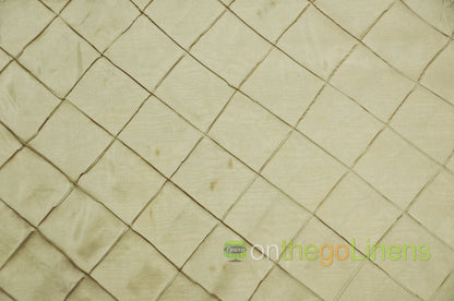 Pintuck 4x4 Fabric by the Yard | Diamond Taffeta Fabric | 52" wide | Multiple Colors |