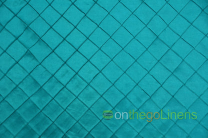Pintuck 2x2 Fabric by the Yard | Diamond Taffeta Fabric | 52" wide | Multiple Colors |
