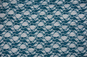 Vintage Stretch Lace Fabric | Giselle Stretch Floral Lace Fabric by the Yard | 58" Wide | Poly Spandex |