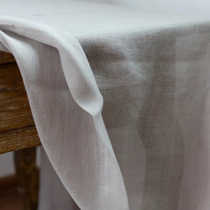 108" Turkish Sheer Table Linens | Multiple Colors | 100% Polyester Washable |
