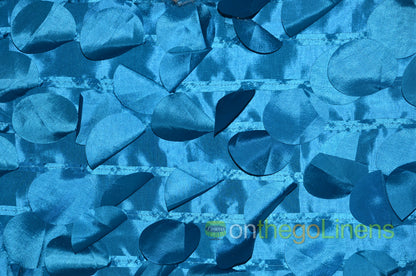 Petal Taffeta Fabric by the Yard | Round Hanging Petal Taffeta Fabric |