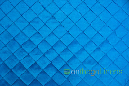 Pintuck 2x2 Fabric by the Yard | Diamond Taffeta Fabric | 52" wide | Multiple Colors |