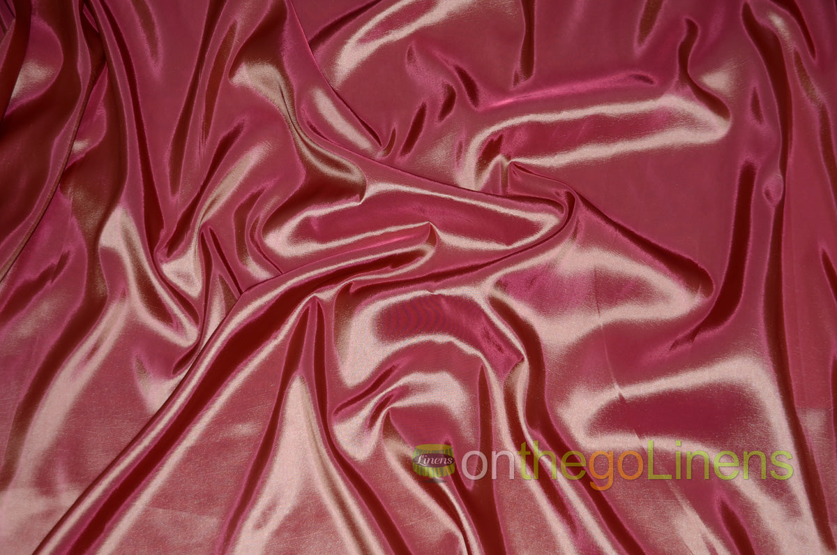 Stretch Taffeta Fabric by the Yard | Spandex Taffeta Fabric | 60" wide | Multiple Colors |