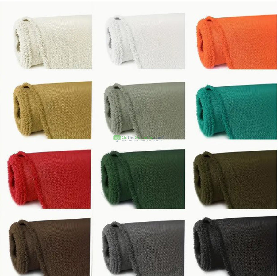 Waterproof Canvas Fabric by the Yard & Wholesale Bolt | 100% Polyester | Indoor & Outdoor Grade Canvas Fabric |