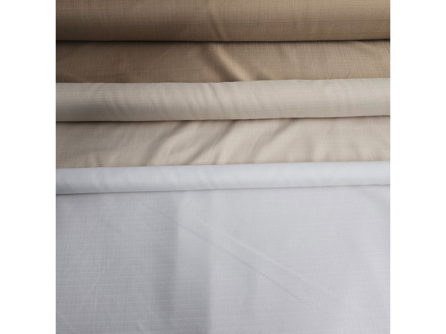 Rustic Linen Fabric by the Yard | Faux Linen Fabric by the Yard | 100% Polyester | Multiple Colors |