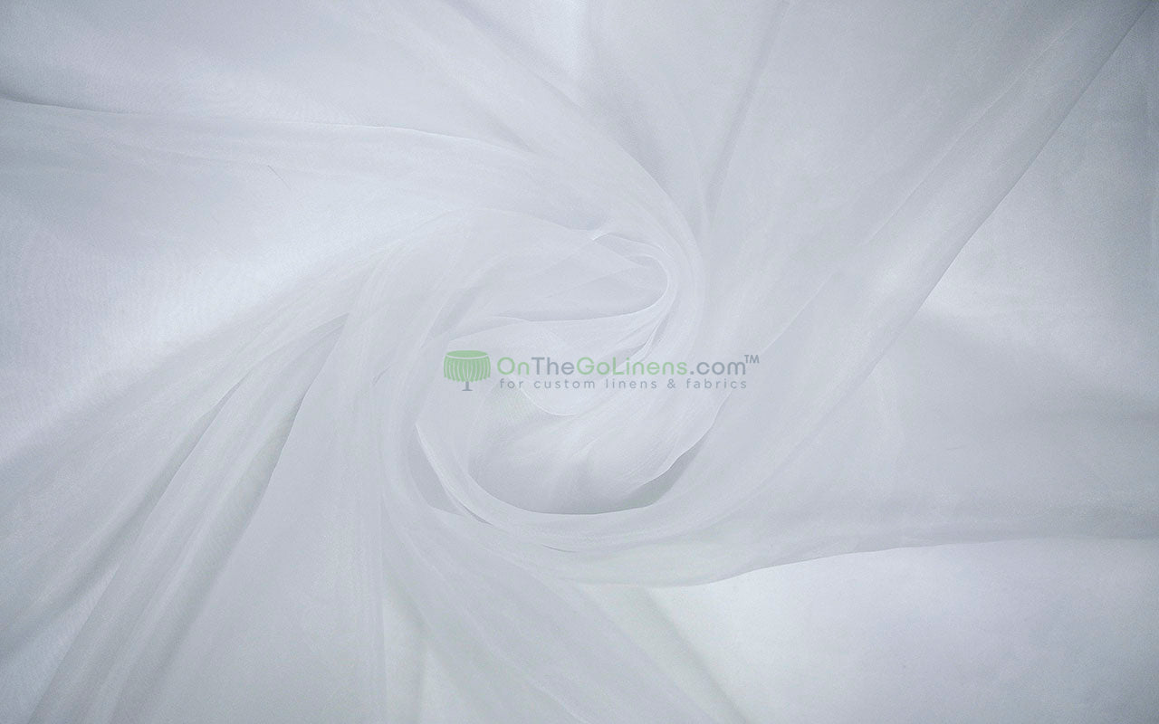 Super Organza Fabric | 60” Wide | Semi-Sheer Polyester | Elegant Event Fabric