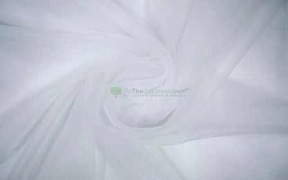 Super Organza Fabric | 60” Wide | Semi-Sheer Polyester | Elegant Event Fabric