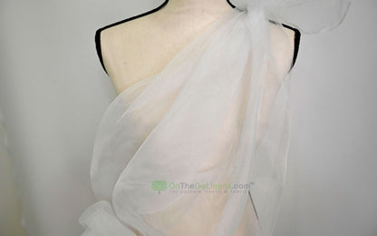 Super Organza Fabric | 60” Wide | Semi-Sheer Polyester | Elegant Event Fabric