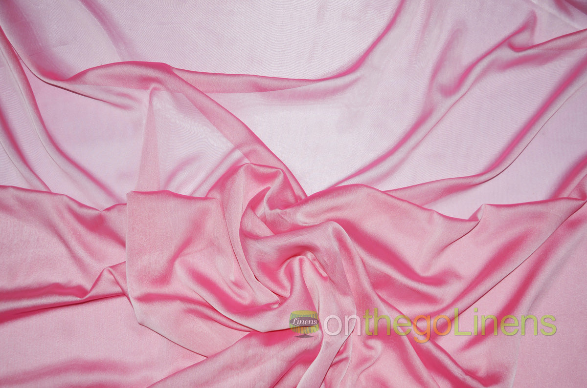 IFR Two Tone Chiffon Event Drapery Panels | Cationic Chiffon Curtains | Inherently Fire Retardant |