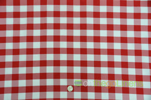 Picnic Checkered Napkin | Gingham Table Napkins | 1x1 Checker | 100% Polyester |